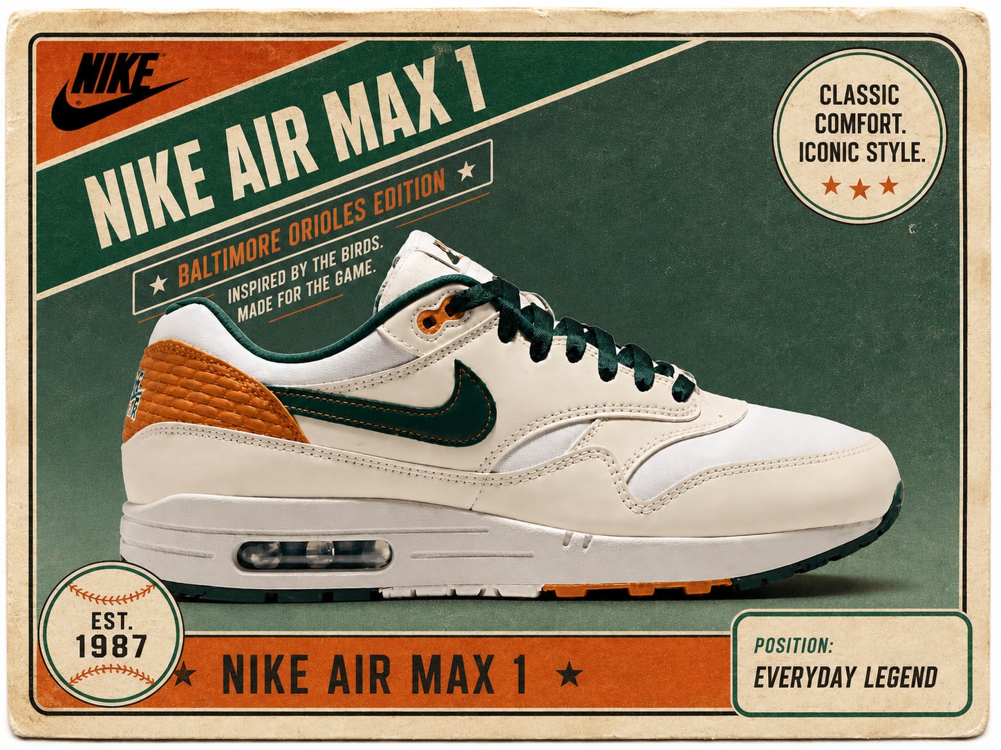 Nike Air Max 1 Orioles