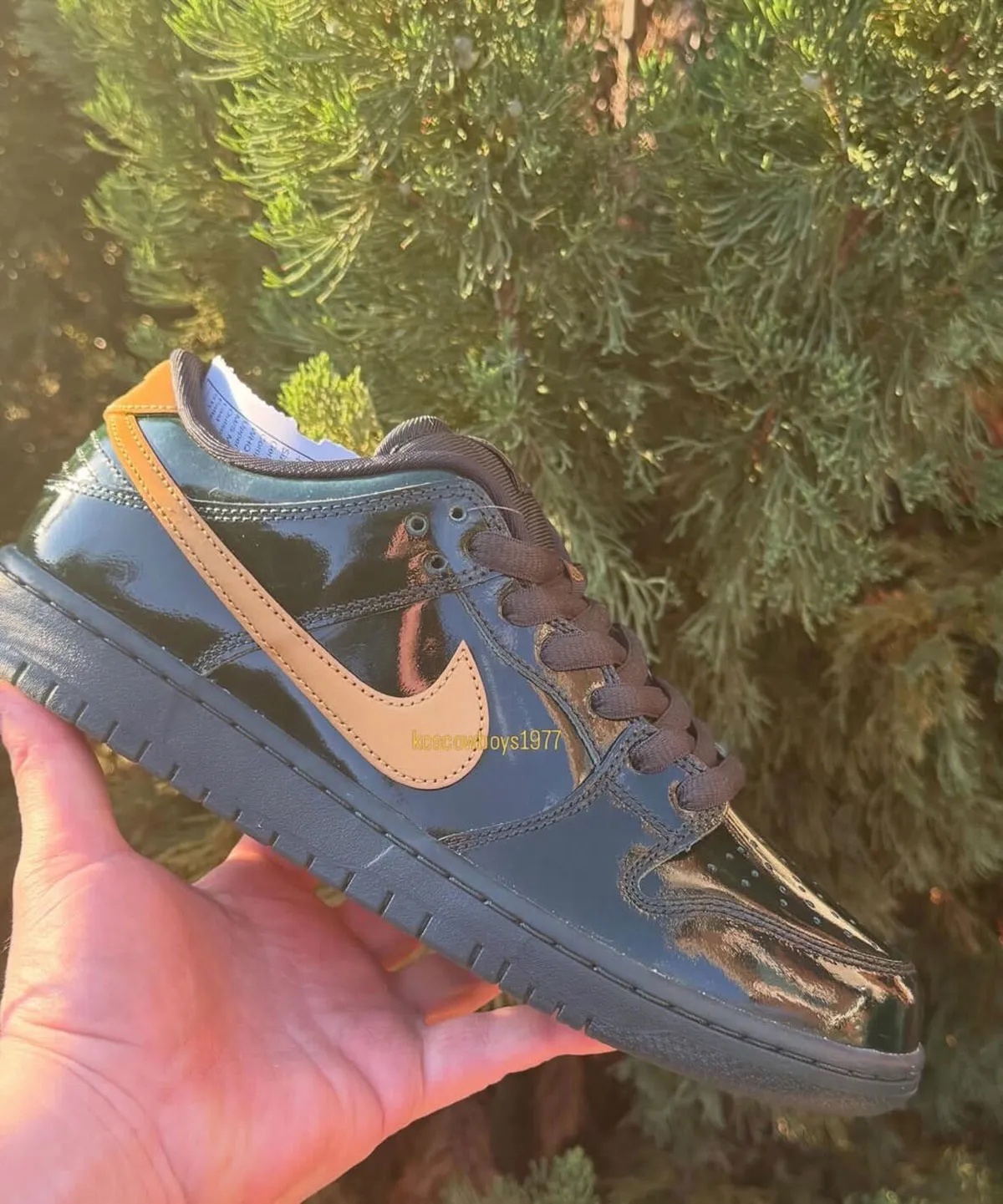 Nike SB Dunk Low Black Patent Cork IQ0431-300 10
