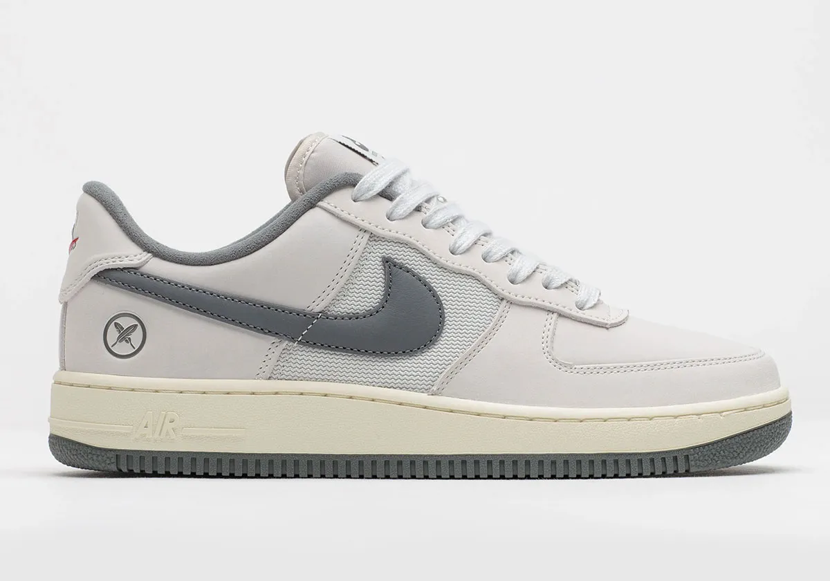Nike SB x Yuto Horigome Air Force 1 Shoes White Iron Grey White Coconut Milk 1