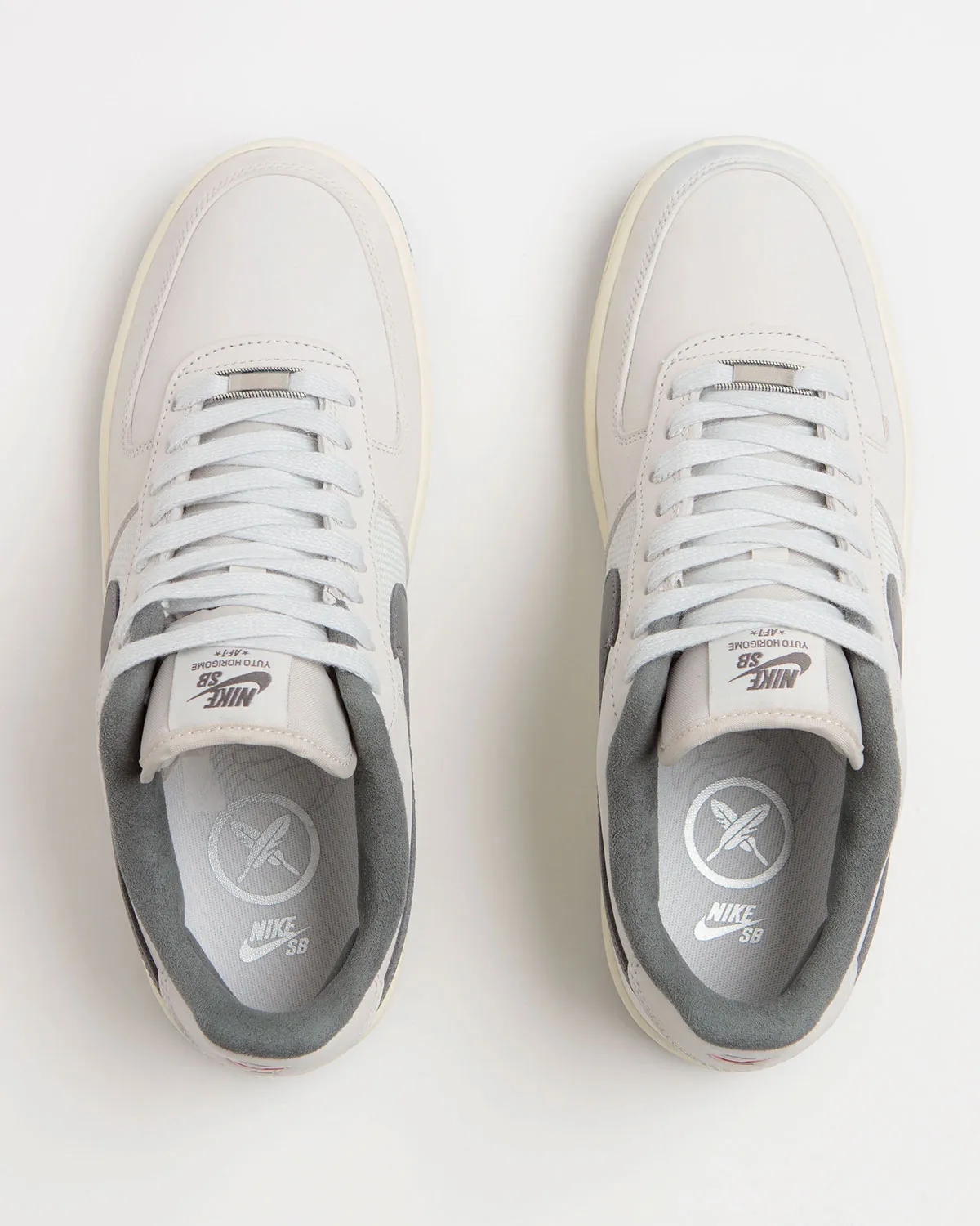 Nike SB x Yuto Horigome Air Force 1 Shoes White Iron Grey White Coconut Milk 7