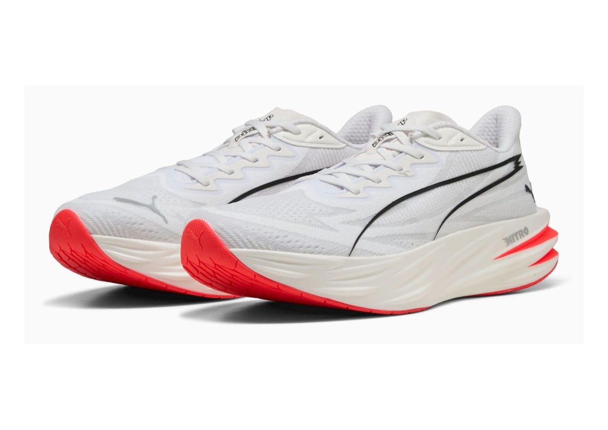 PUMA Deviate Pure Nitro Arrives in “White/Red”