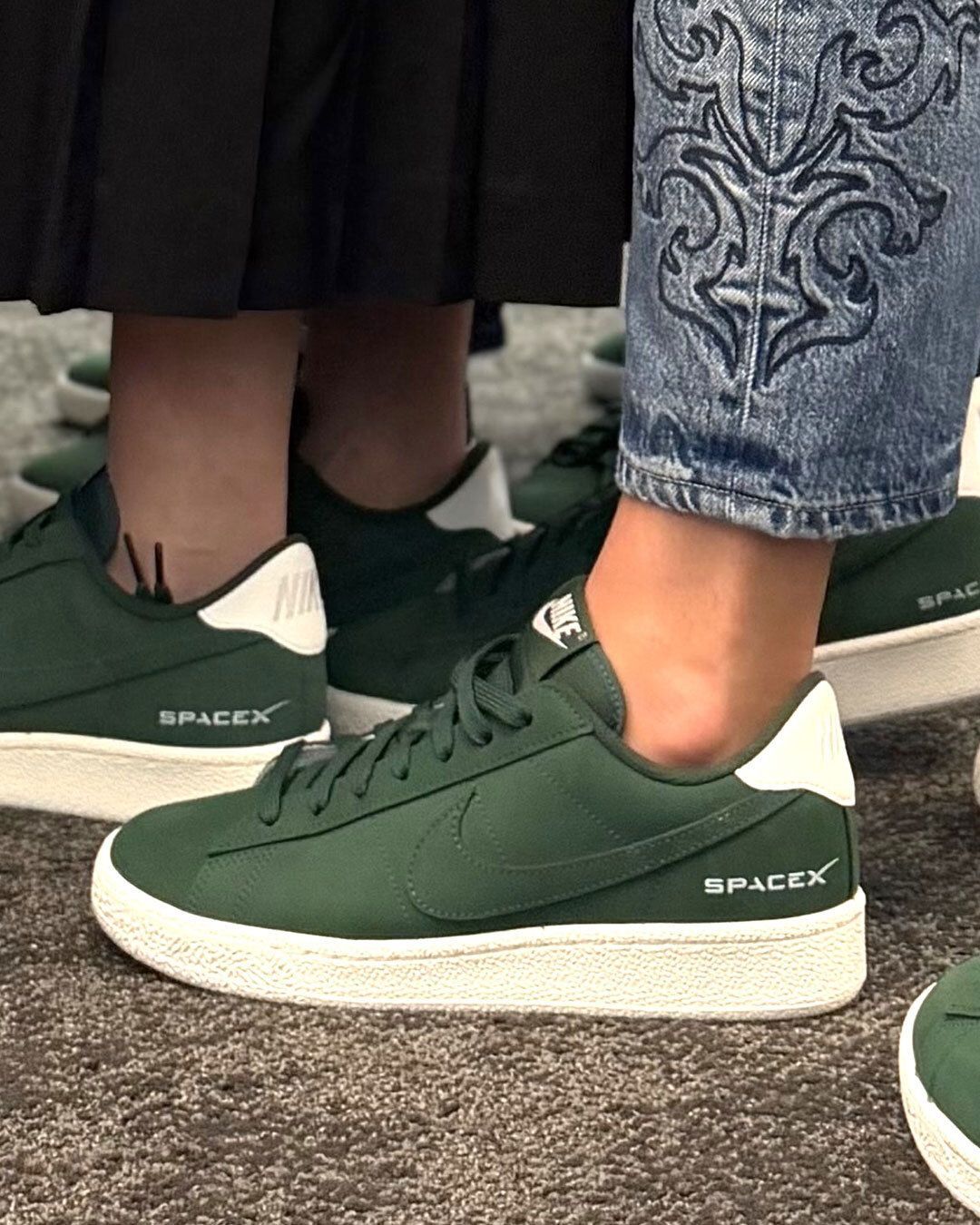 SpaceX Emplyees Wore Custom Nike to the Company's IPO
