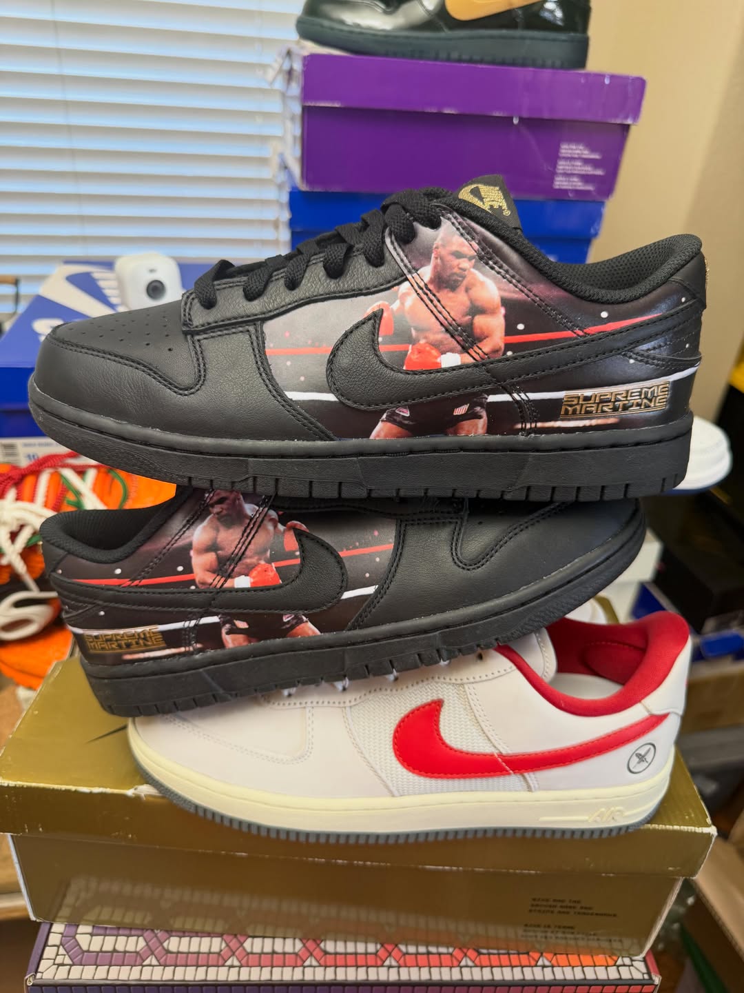 Supreme & Martine Rose' "Mike Tyson" Nike Dunk Low Surfaces in a First Look
