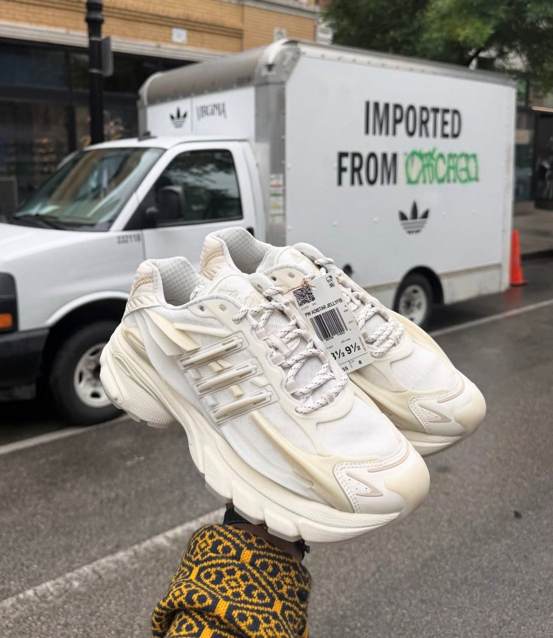 After a Chicago Pre-Release, adidas & Pharrell's Triple White Jellyfish