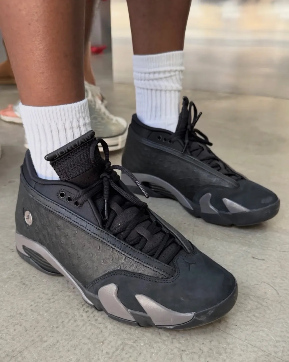 Air Jordan 14 Low Black Ostrich Pack IZ3884-001