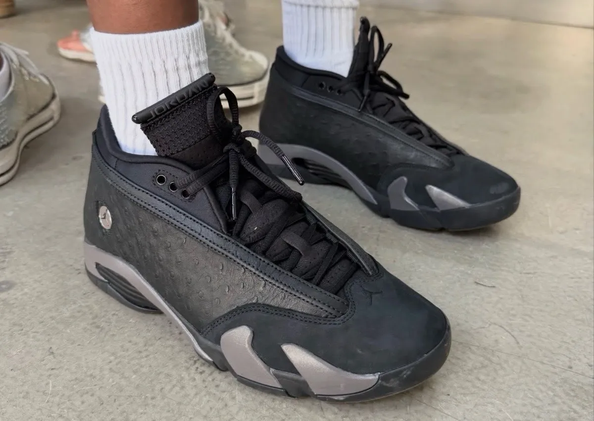 Air Jordan 14 Low “Ostrich” Drops in October for the Black Pack