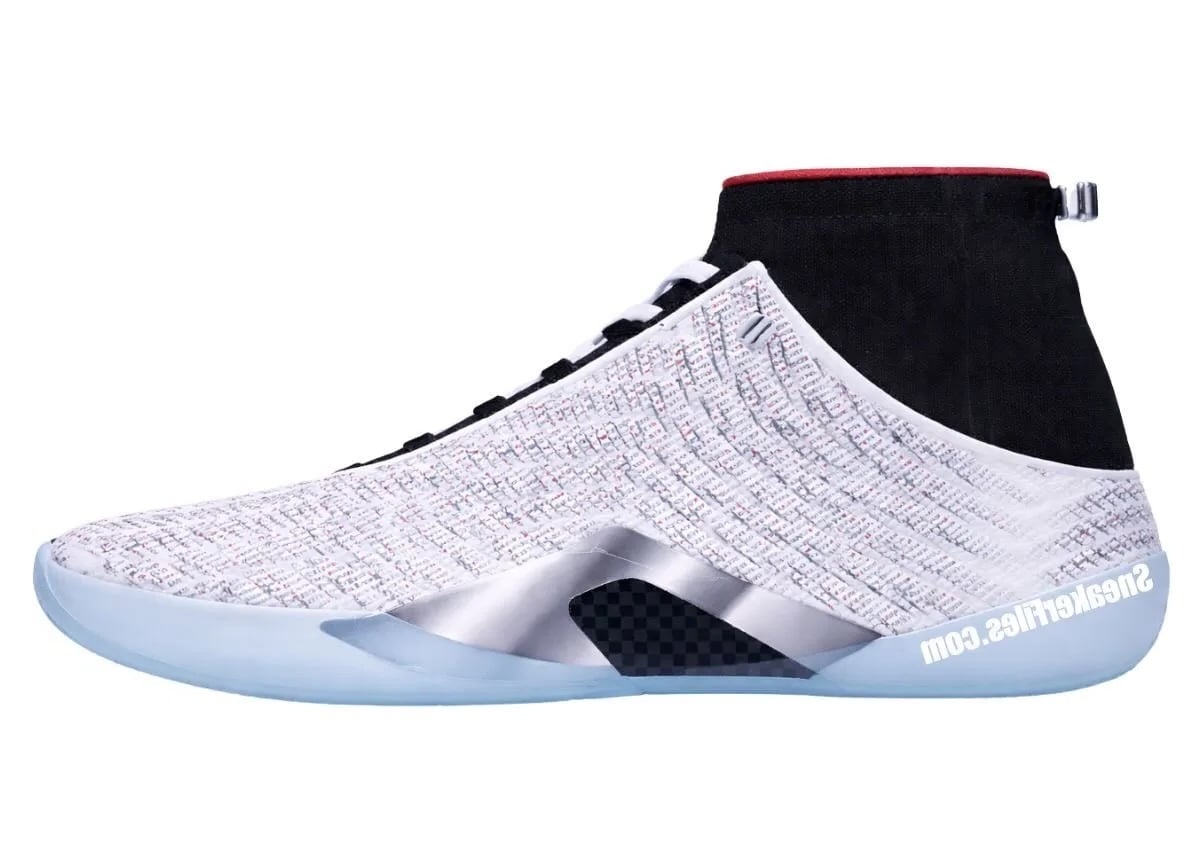 Air Jordan 41 White Metallic Silver Black Infrared HV6474-100