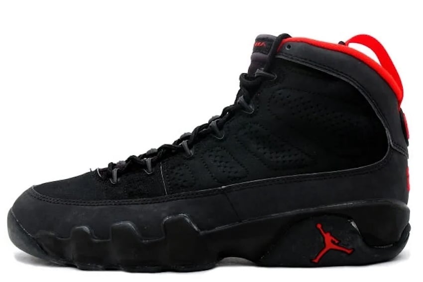 Air Jordan 9 OG Black Dark Charcoal True Red 2027