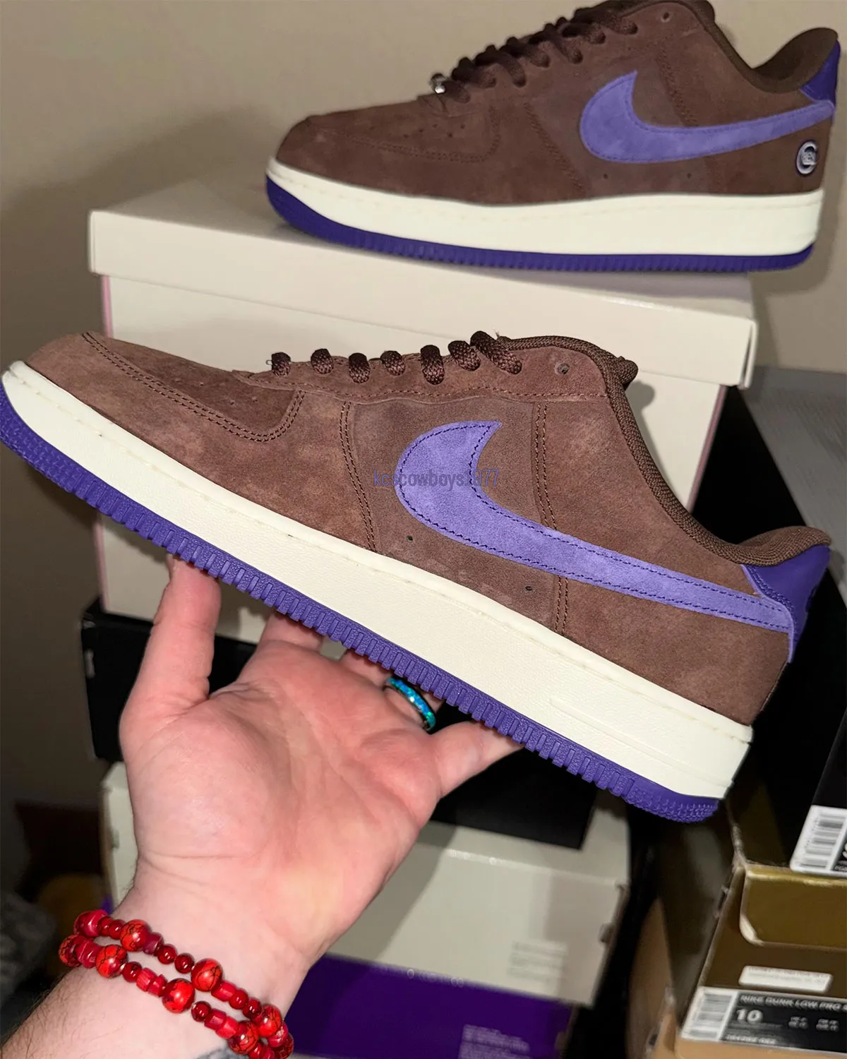 Ben G Nike SB Air Force 1 Low Light Chocolate IV5289-200 1