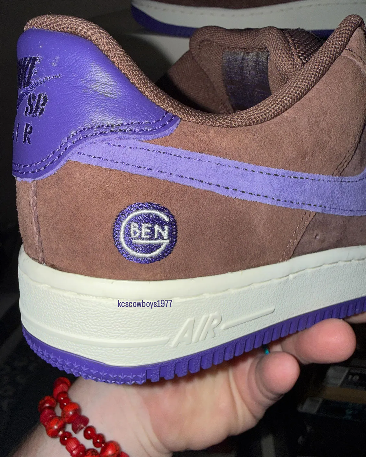 Ben G Nike SB Air Force 1 Low Light Chocolate IV5289-200 2