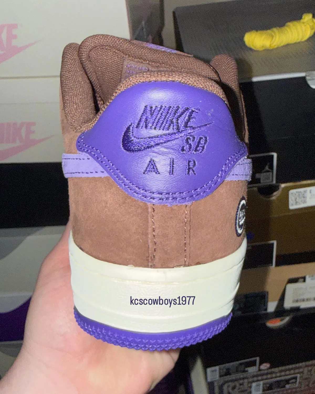 Ben G Nike SB Air Force 1 Low Light Chocolate IV5289-200 3
