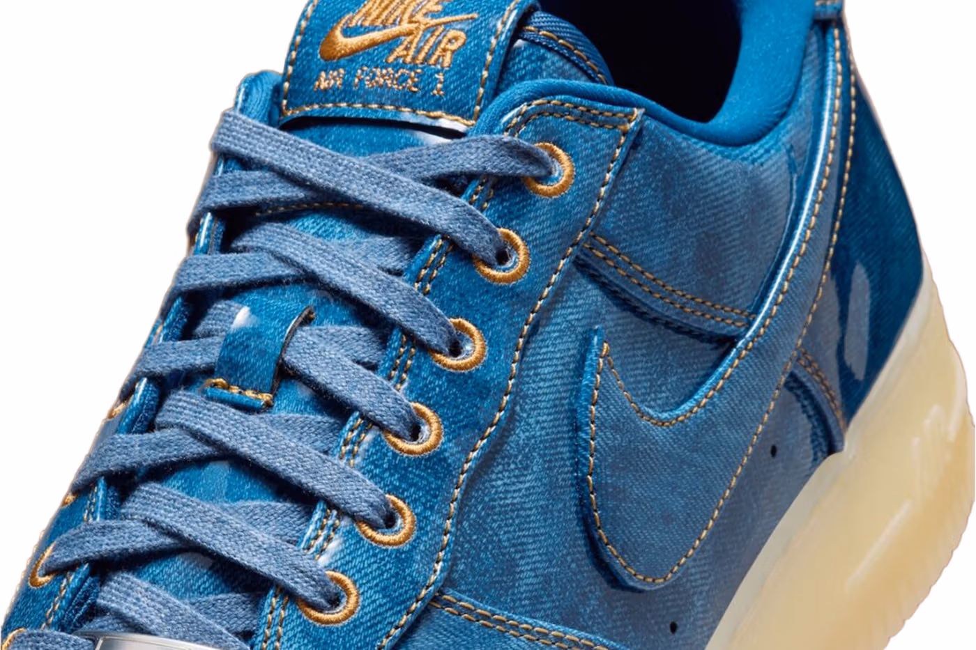Nike Air Force 1 Patent Denim IM5757-400