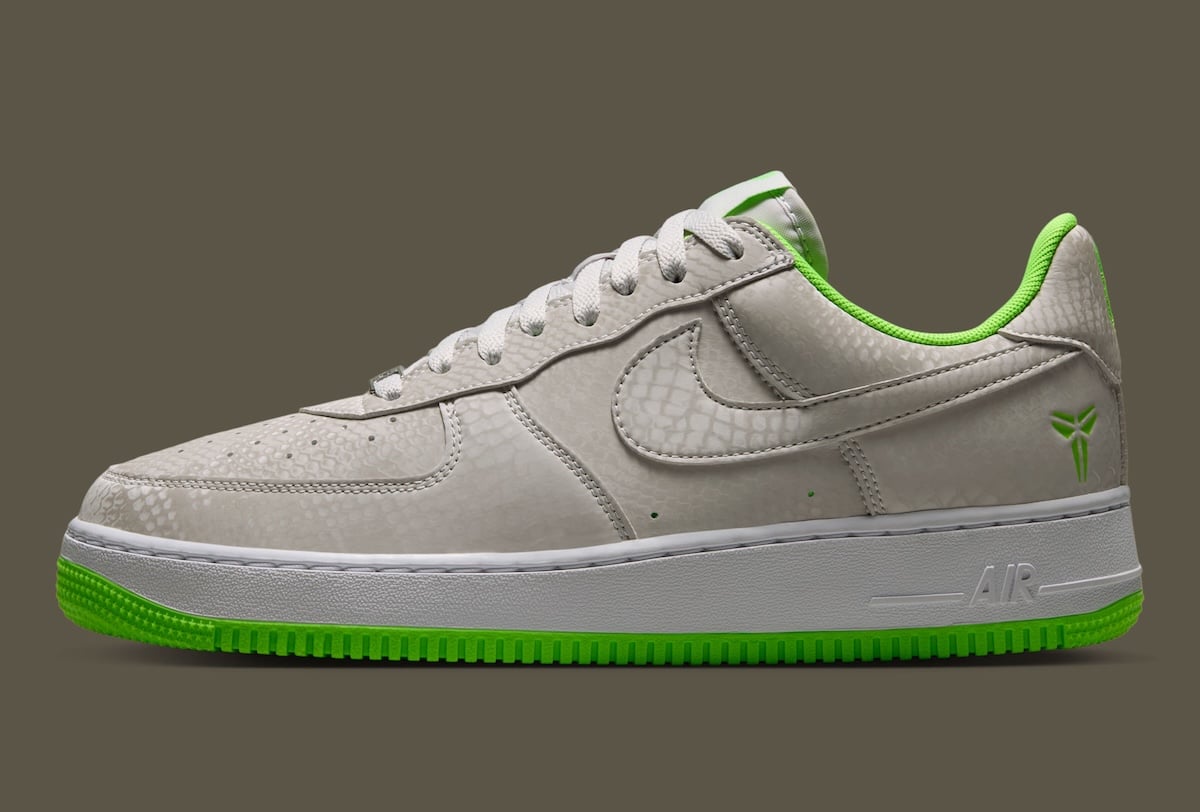 Kobe Bryant Nike Air Force 1 Low Vast Grey Green IB0018-006