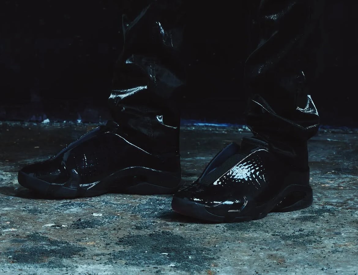 Mowalola Air Jordan 14 Mule Patent Croc Pack