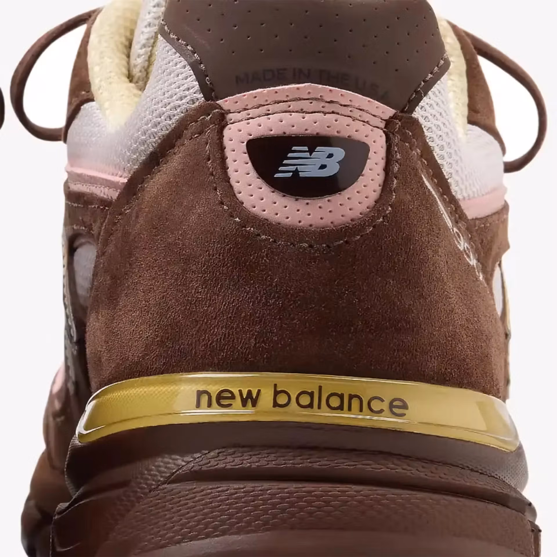 New Balance 990v4 Pumpernickel Pink Chalk Alabaster U990ic4 8