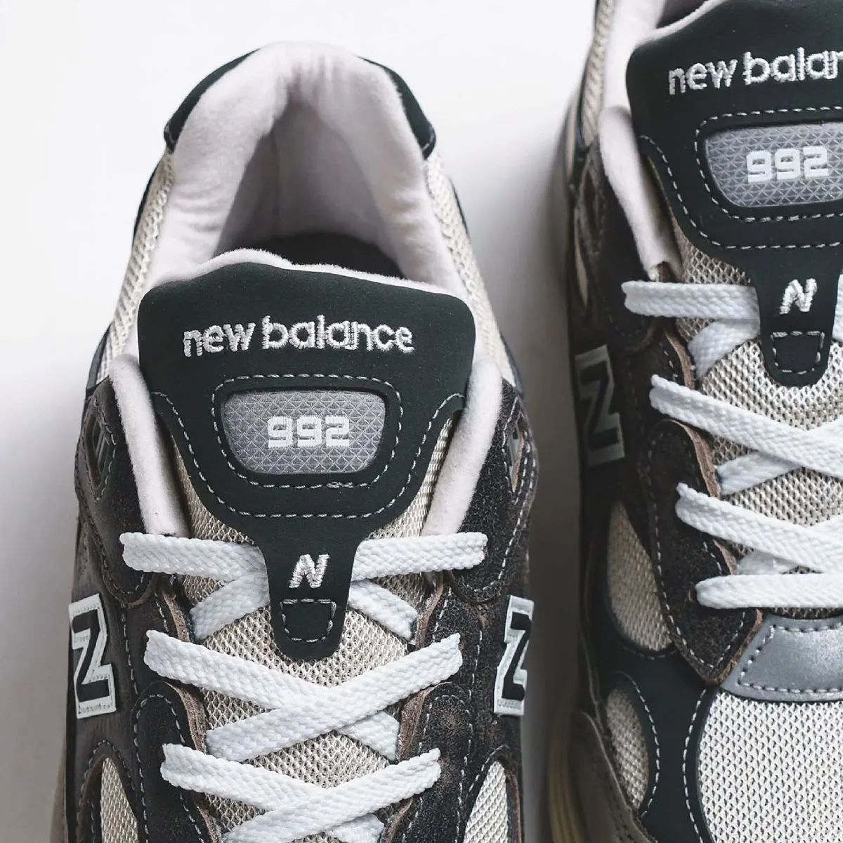 New Balance 992 Made In Usa Shadow Grey Turtle Dove Black Top U9927wx 3