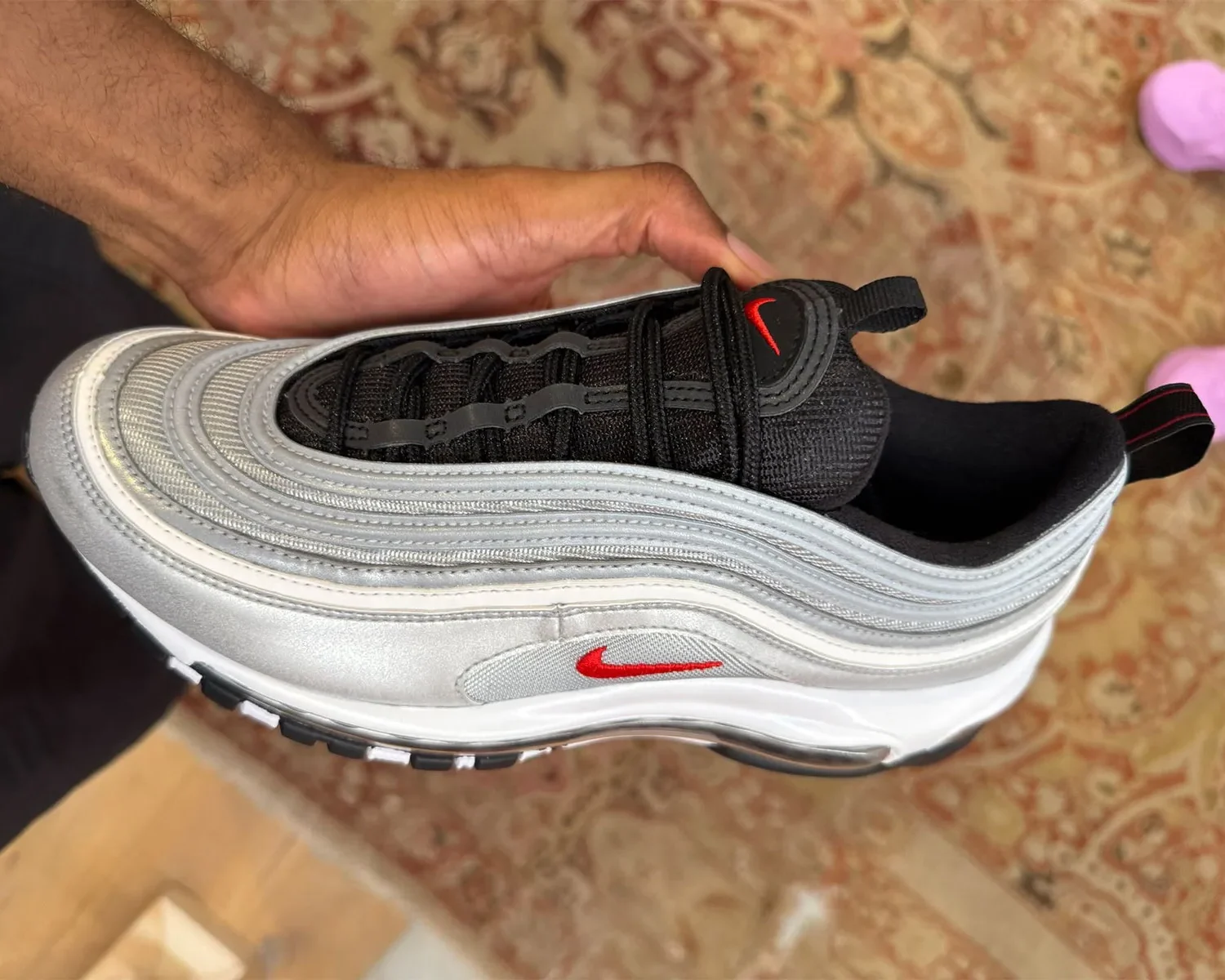 Nike Adds Black Tongues to Their 2027 Air Max 97 “Silver Bullet” Retro