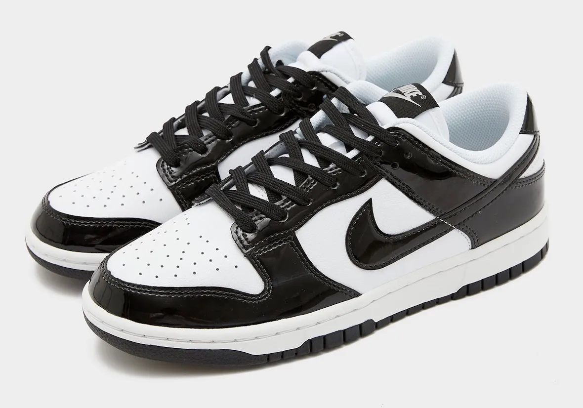 Nike Dunk Low Panda Patent Leather