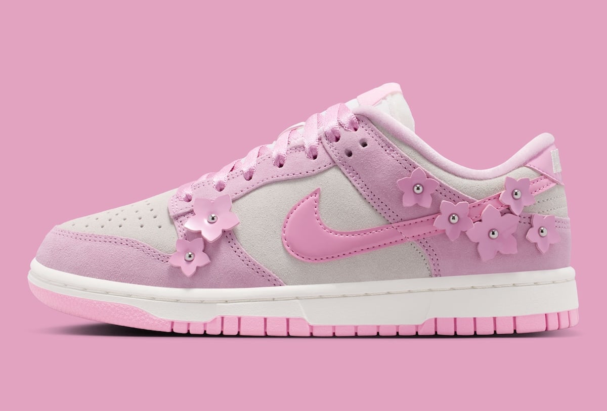 Nike Dunk Low Pink Flowers IV4726-600 7