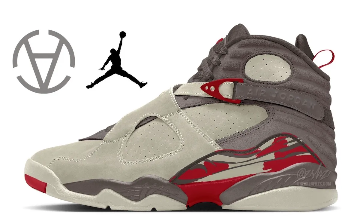 Slam Jam Air Jordan 8 Light Bone Cave Stone 2027