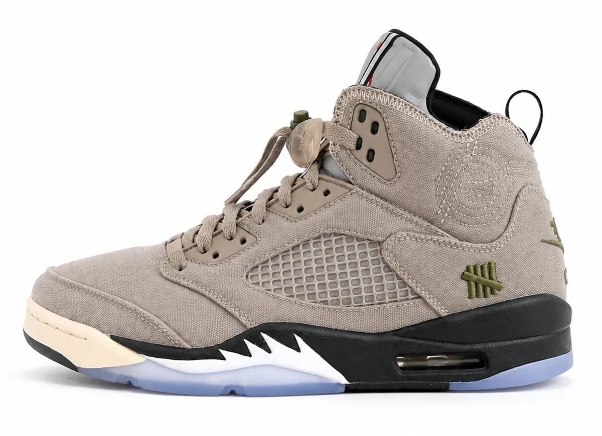 Undefeated Air Jordan 5 Moon Fossil JF3394-001