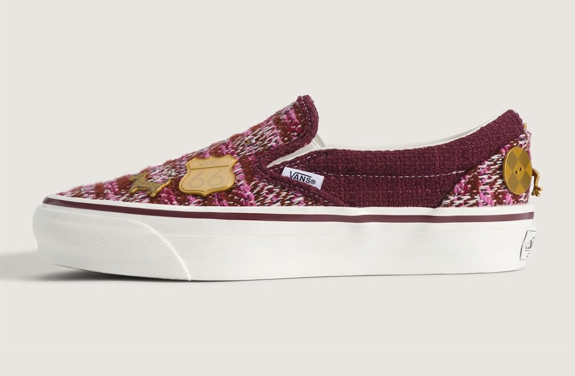 Vans Slip On Cardigan Red Vn000d9wrpk 1
