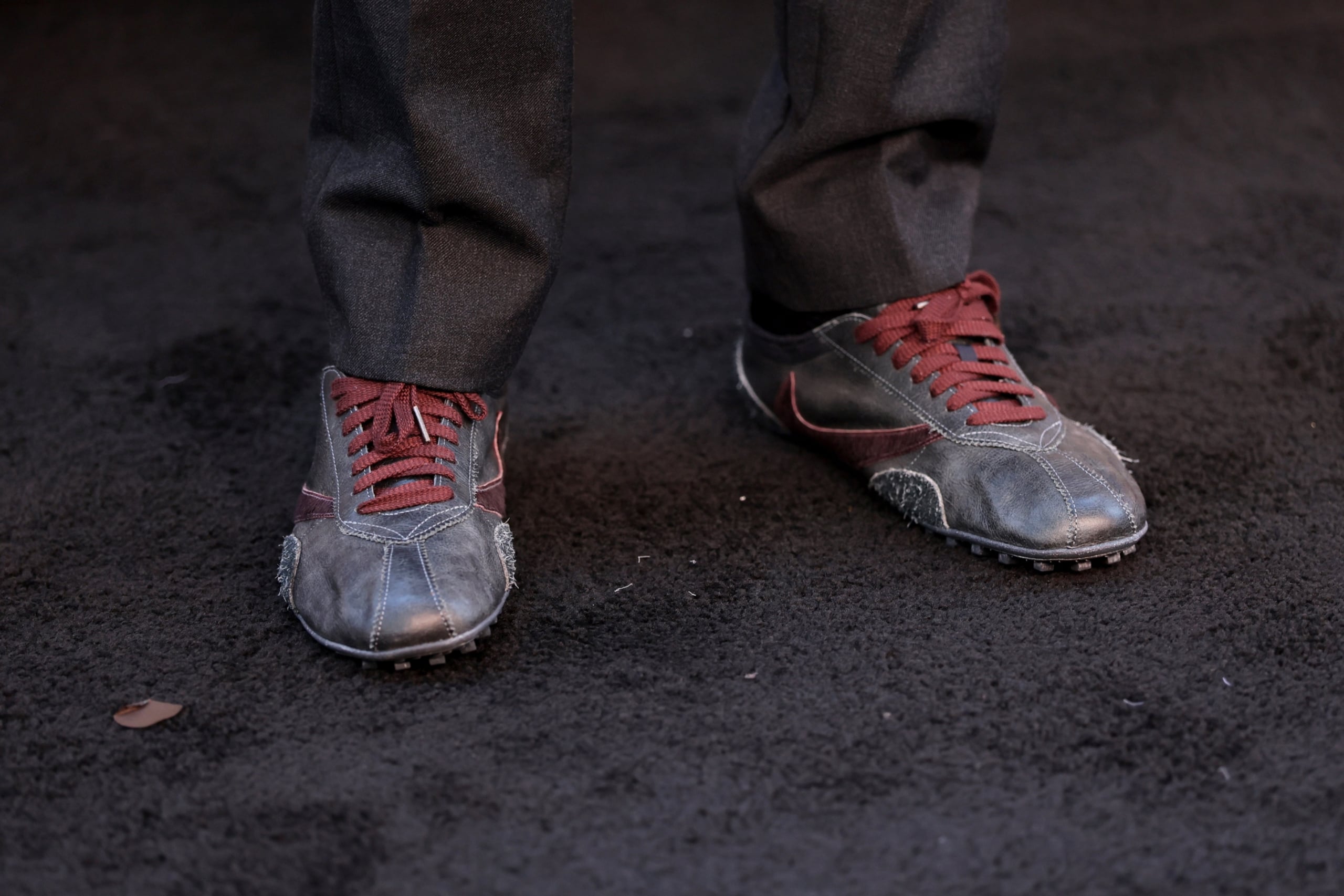Travis Scott Unveils a Custom Nike Moon Shoe at The Odyssey Premiere