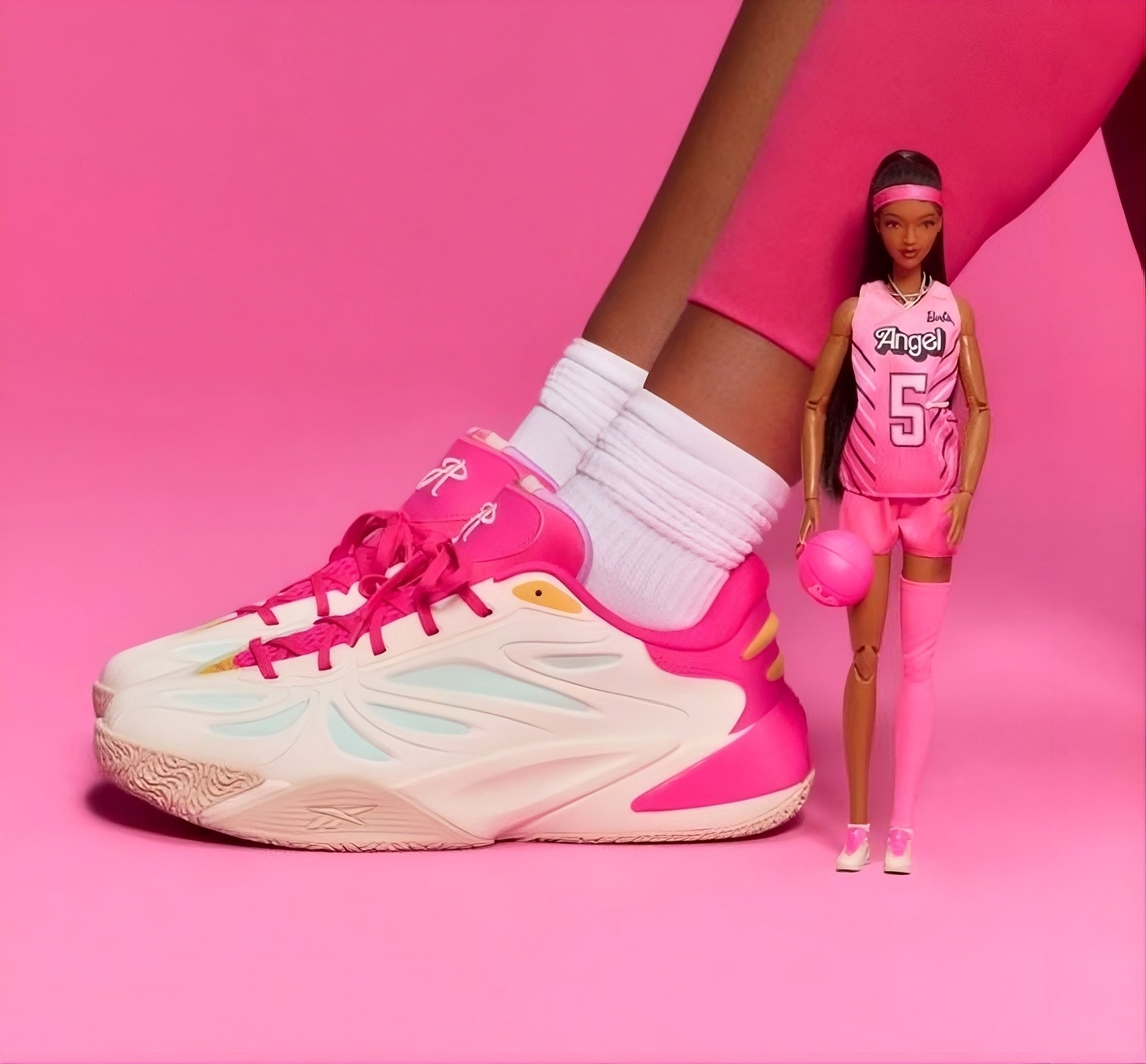 Reebok Angel Reese 1 ‘Barbie’ Drops August 3rd With a Signature Doll