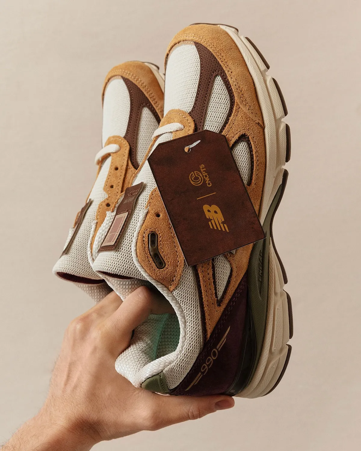 Concepts New Balance 990v4 Patina 1