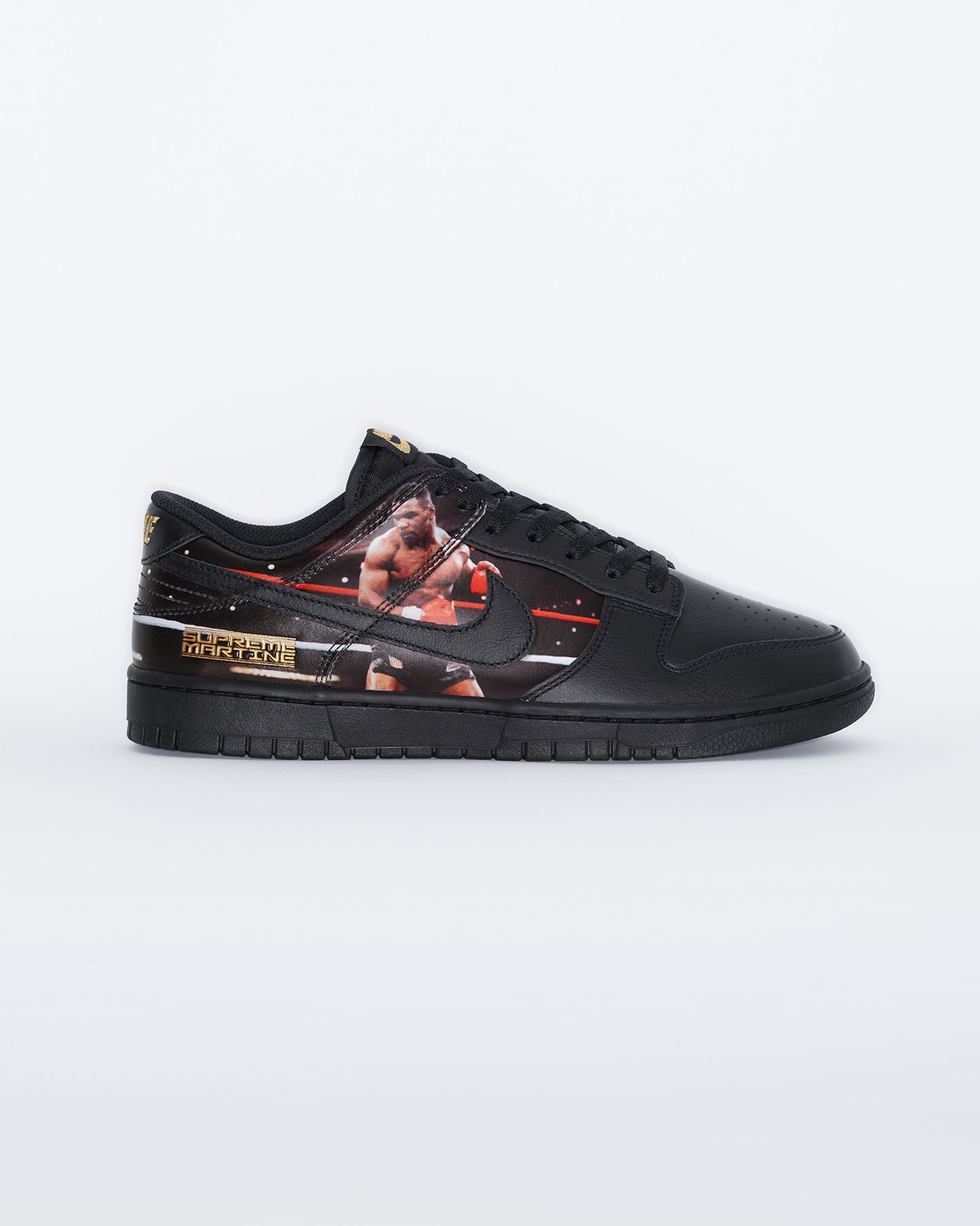 Supreme x Martine Rose x Nike Dunk Low “Mike Tyson”, lateral side, official Supreme image