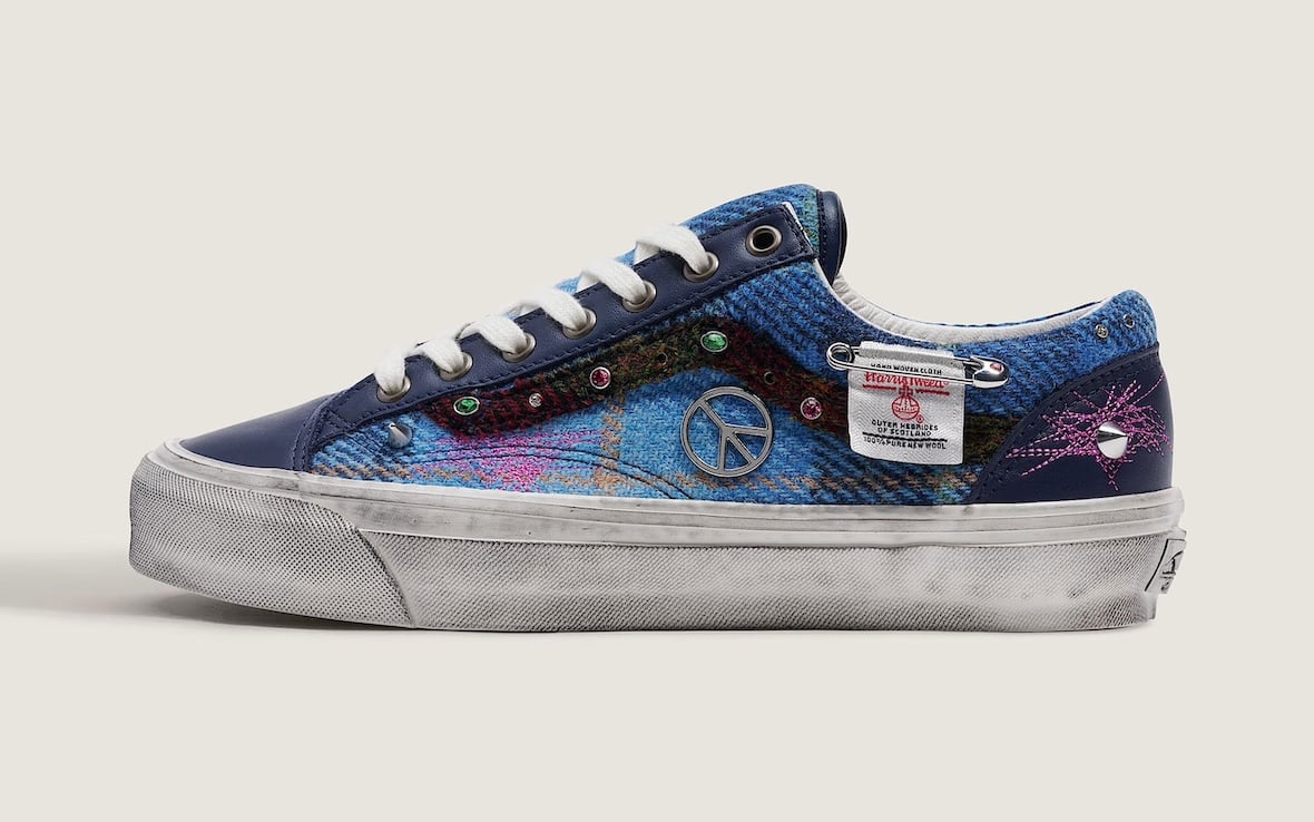 Harris Tweed Vans Old Skool Vn000e8vbip 1