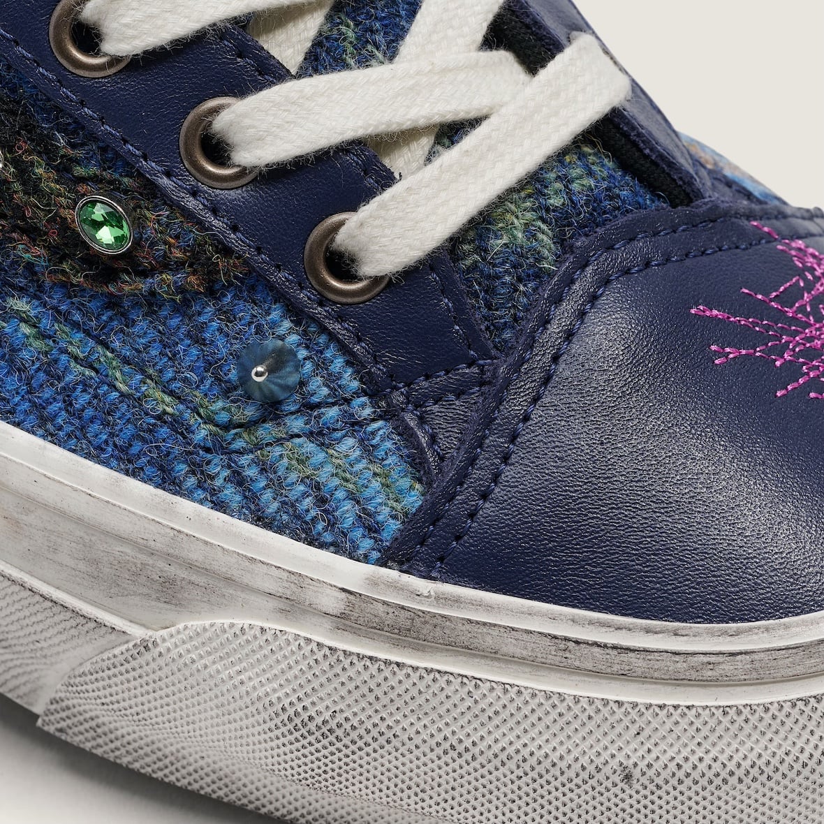 Harris Tweed Vans Old Skool Vn000e8vbip 2