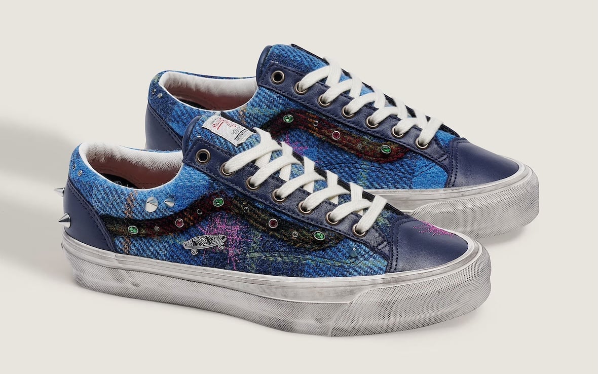 Harris Tweed Vans Old Skool Vn000e8vbip 5