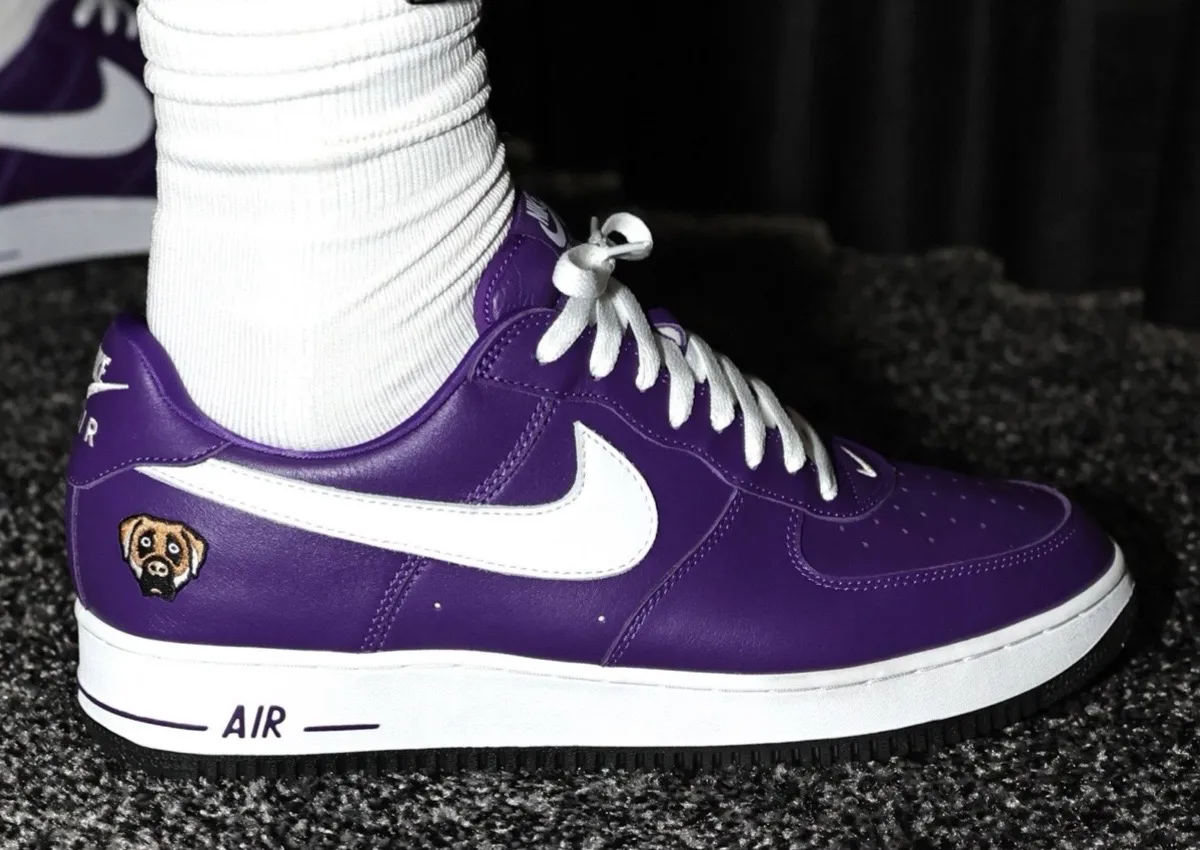 Victor Victor’s Purple Nike Air Force 1 Unveiled by Lebron James