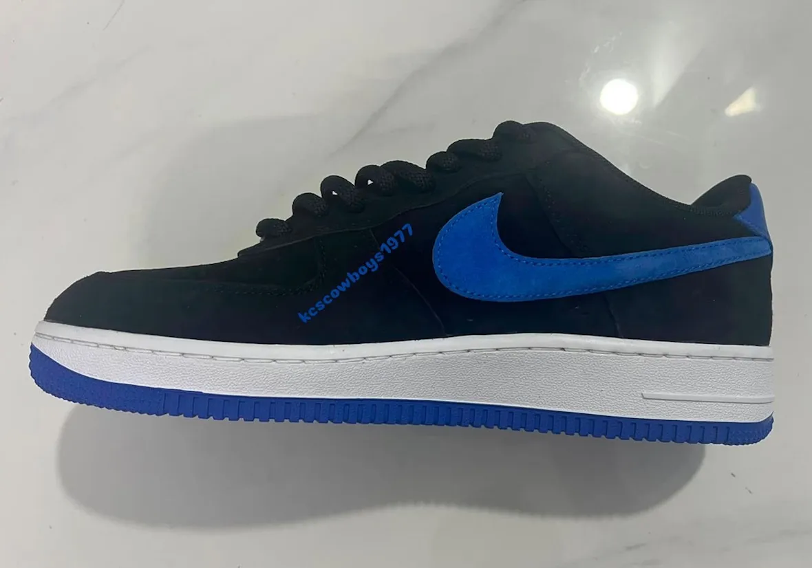 Instant Skateboards Nike SB Air Force 1 Black Game Royal IV5289-002 2