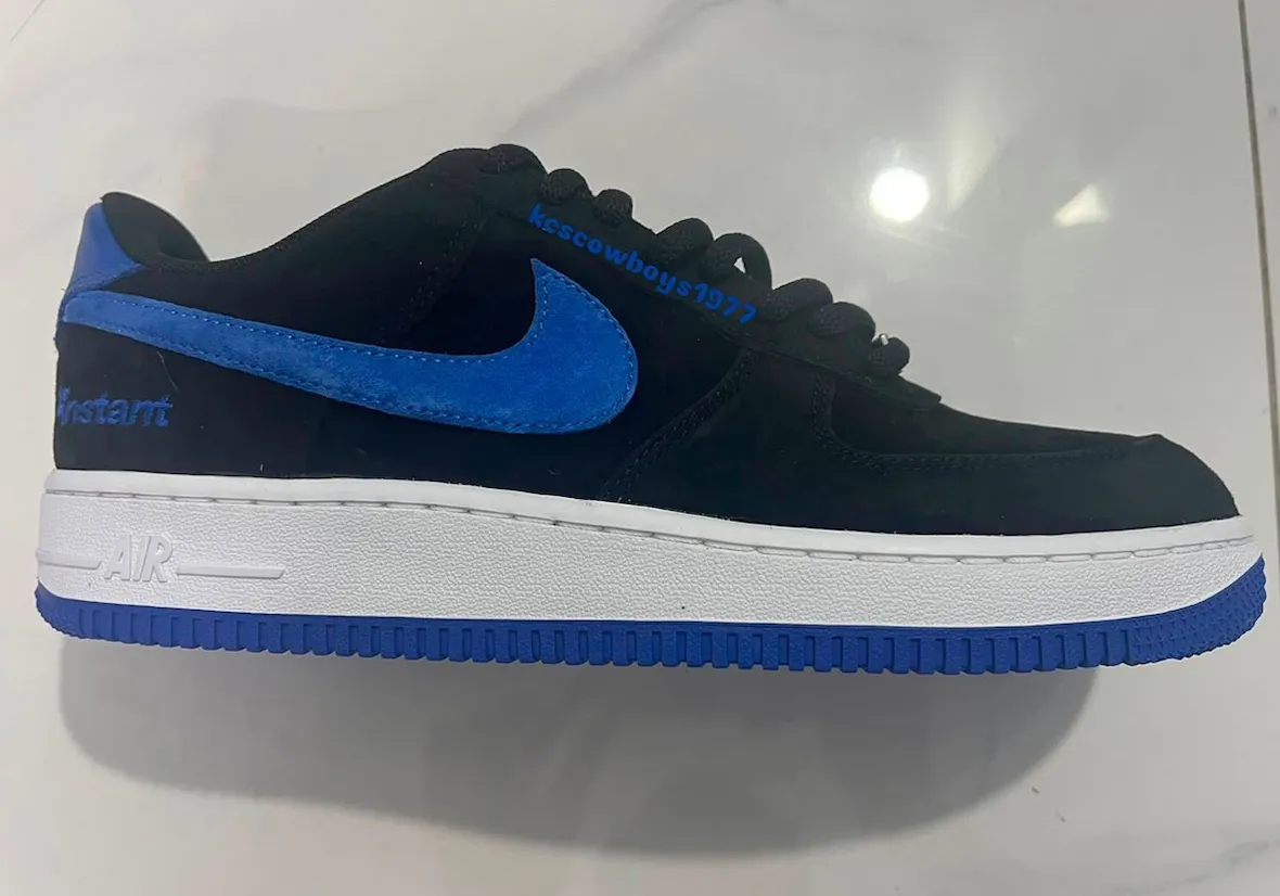 Instant Skateboards Nike SB Air Force 1 Black Game Royal IV5289-002 3