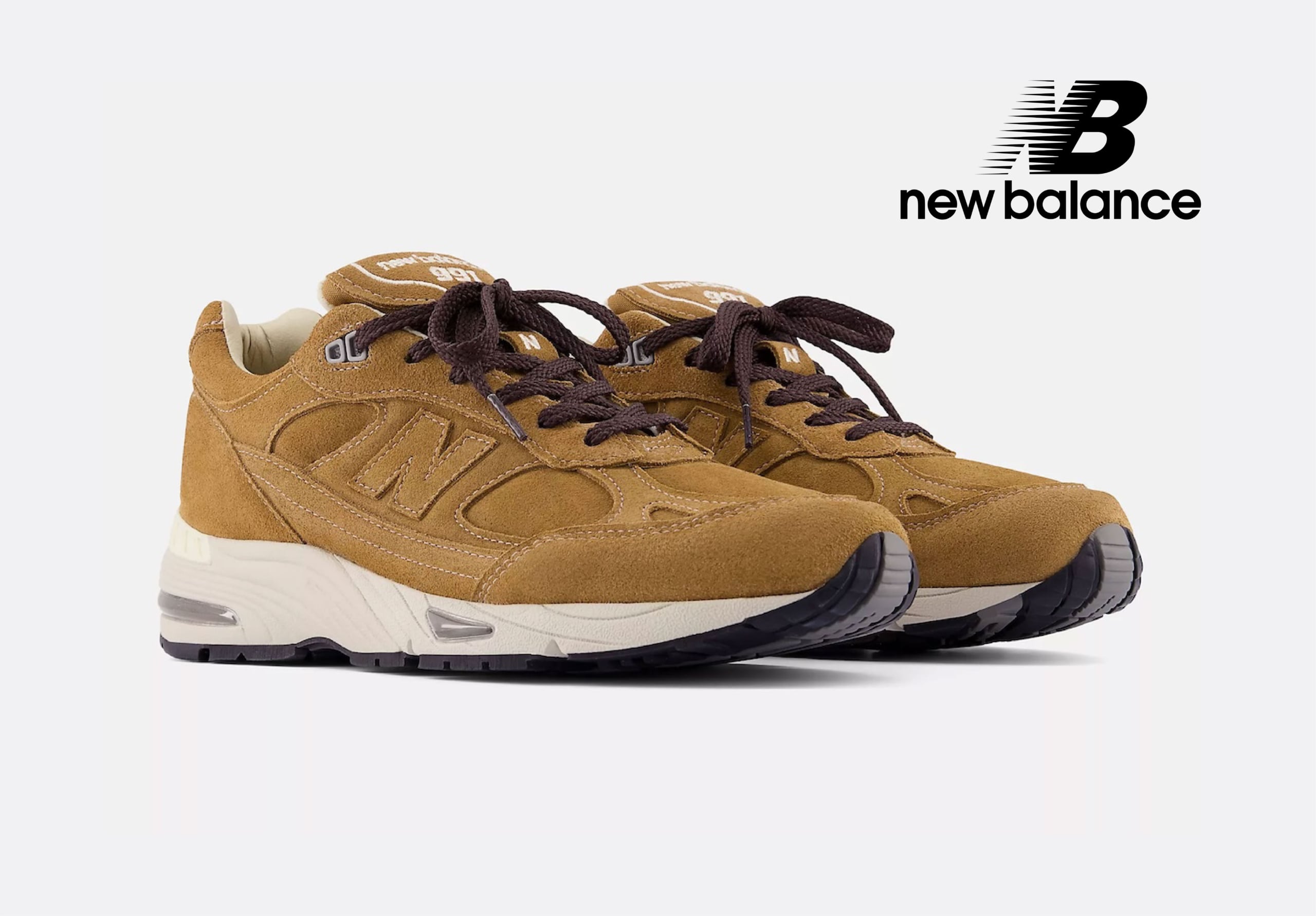 New Balance’s 991 Luxe Suede Lands in “Dijon” Brown This Week