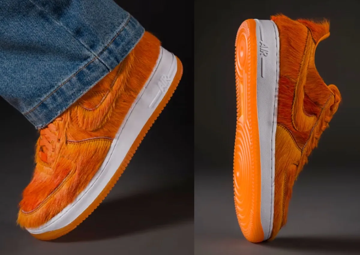 Nike’s Orange Pony Hair Horse of a Different Color-Inspired Air Force 1 Lands in Fall 2026