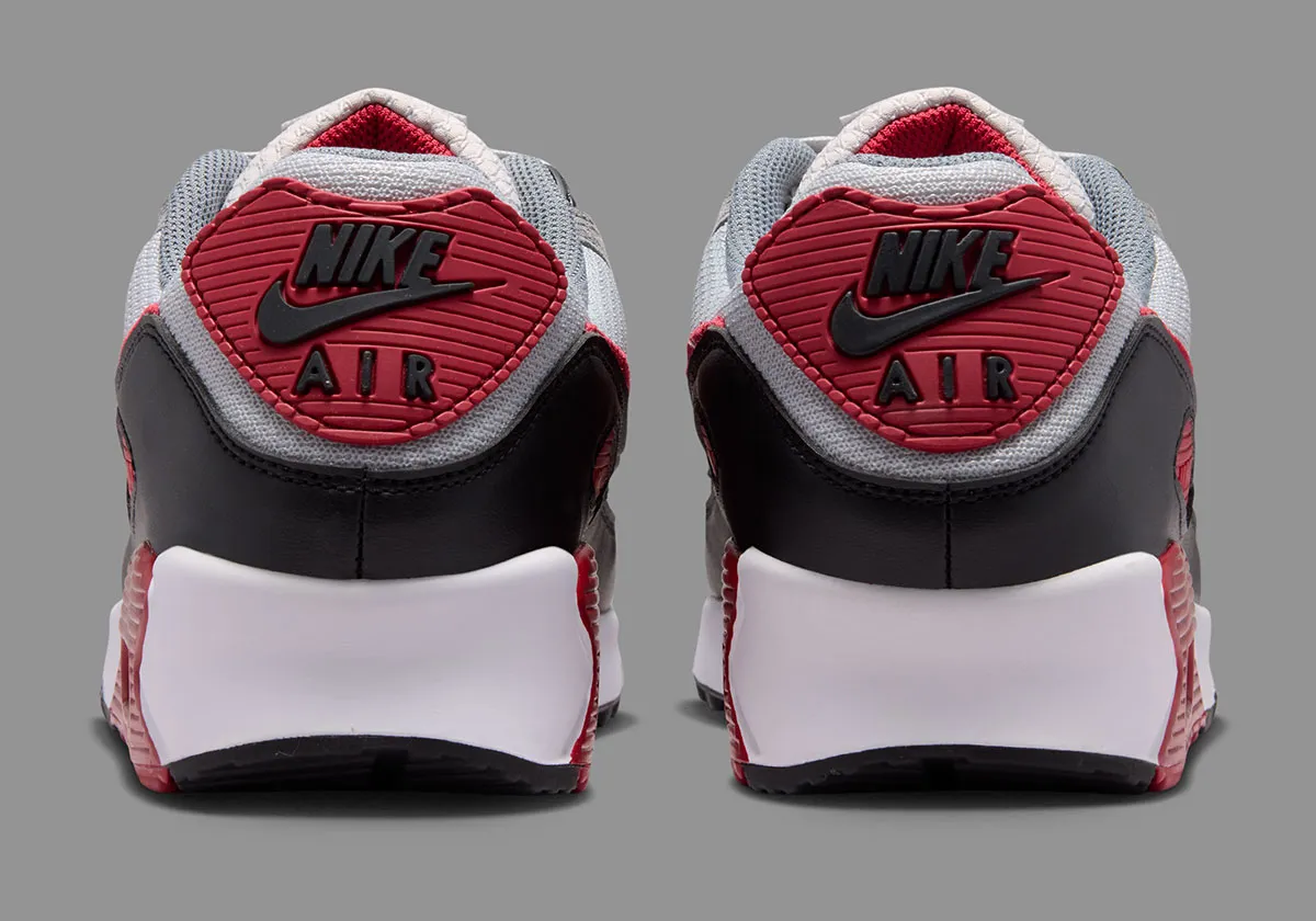 Nike Air Max 90 Grey Fog Smoke Grey Black Tough Red DM0029-026 7