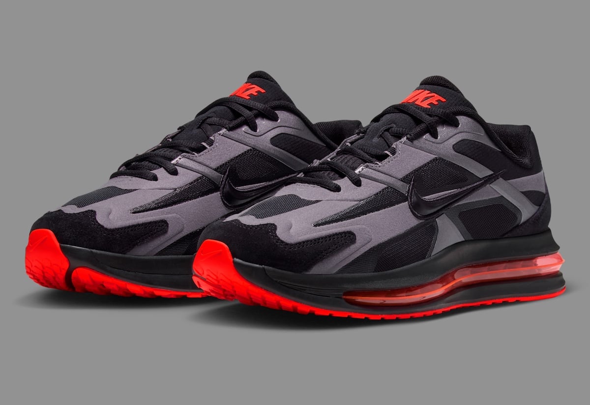 Nike Air Max Metro Black Metallic Dark Grey Bright Crimson IW4935-004 4
