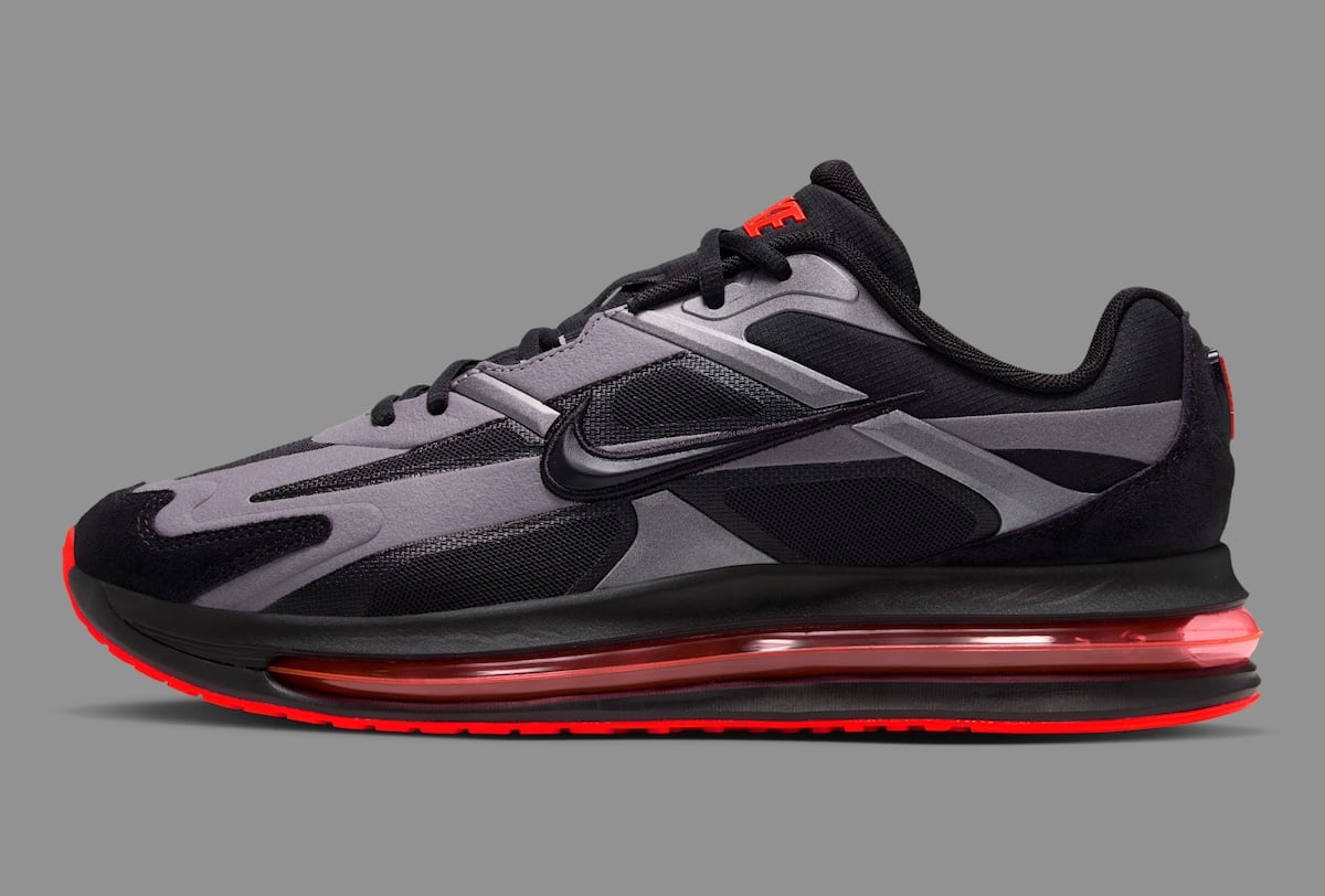Nike Air Max Metro Black Metallic Dark Grey Bright Crimson IW4935-004