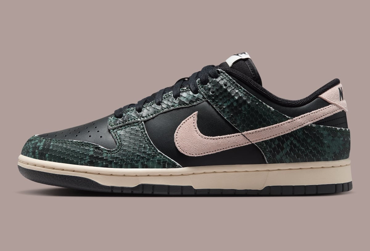 Nike Dunk Low Black Snakeskin IO1616-001