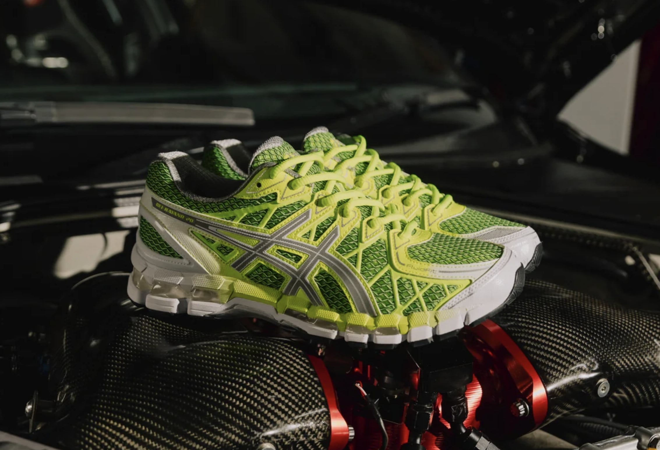 Up There and Asics Reunite for a “Safety Yellow” GEL-Kayano 20 Next Week