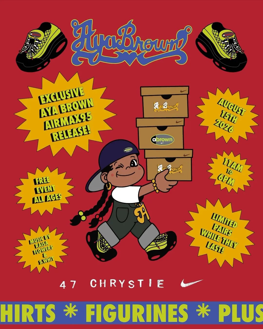 Aya Brown's Nike Air Max 95 in "Atmoic Green" Lands in August