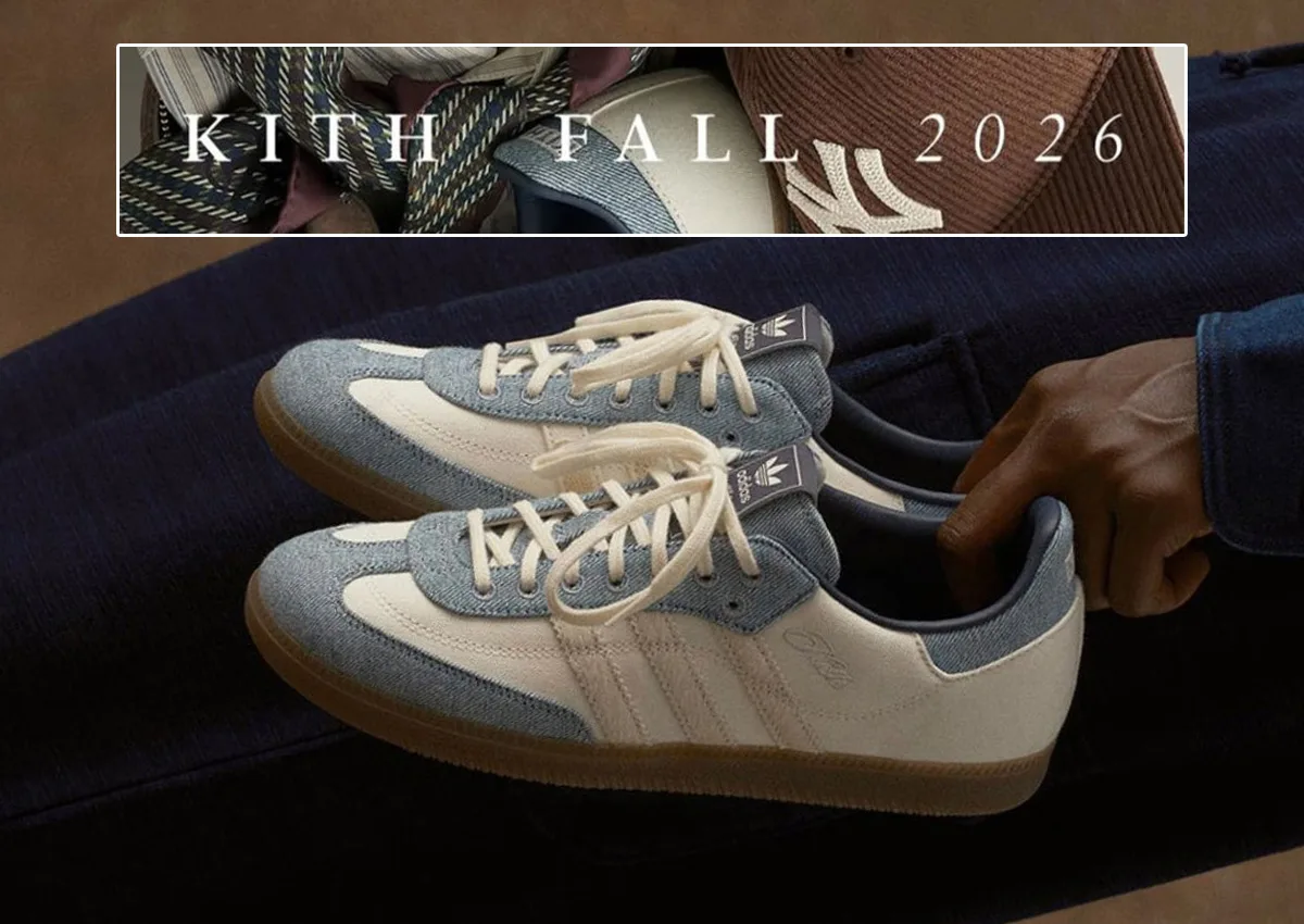 Kith x adidas Samba Gets a First Look in “Denim” for Fall 2026
