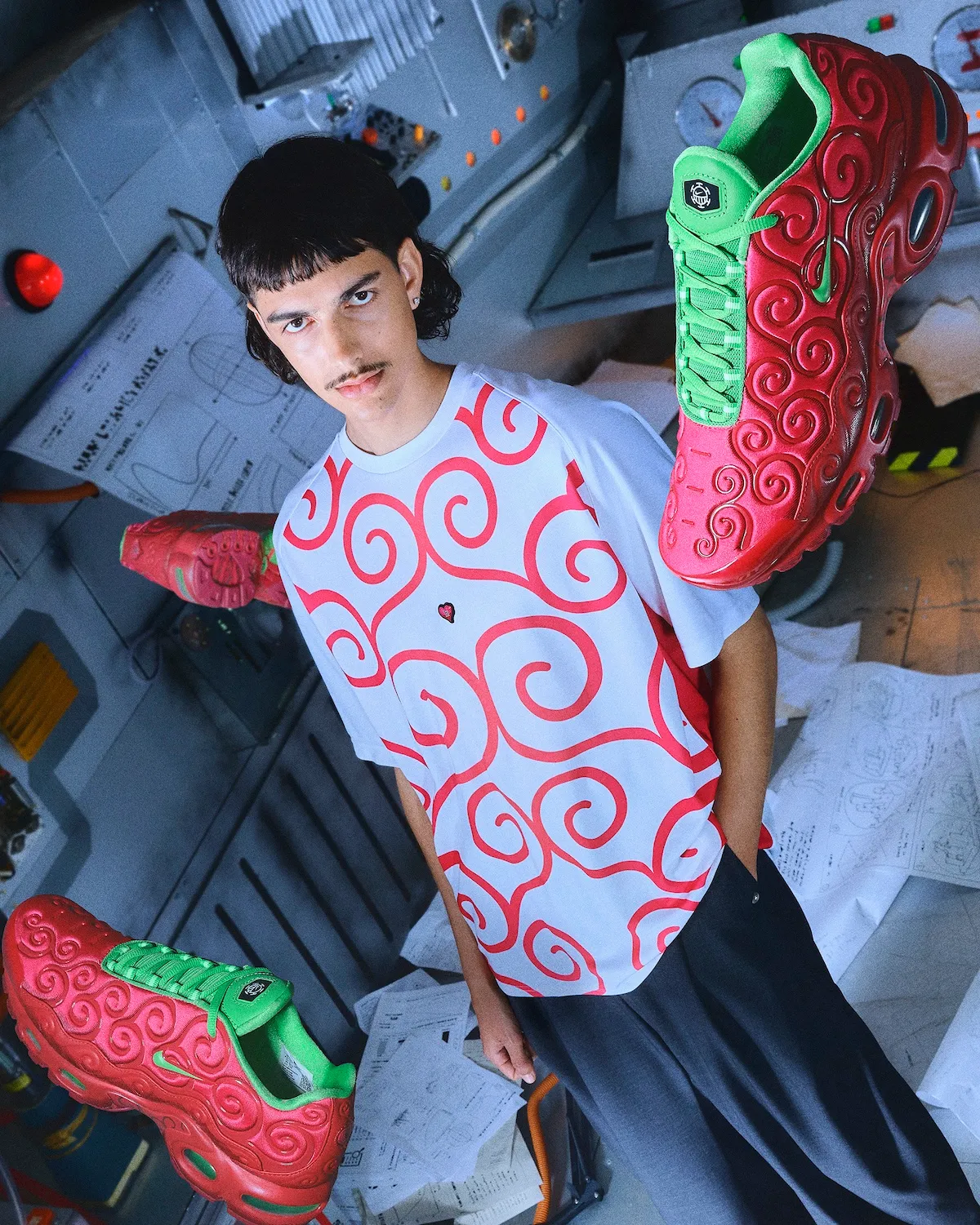 One Piece Nike Air Max Plus Ope Ope IW1282-600 2