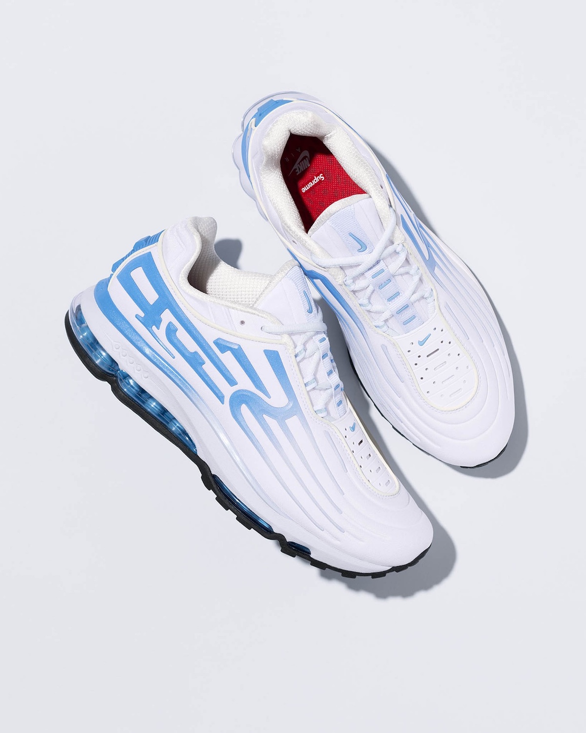 Supreme Nike Air Max 2001 Ecstasy White Blue IM7412-100 1