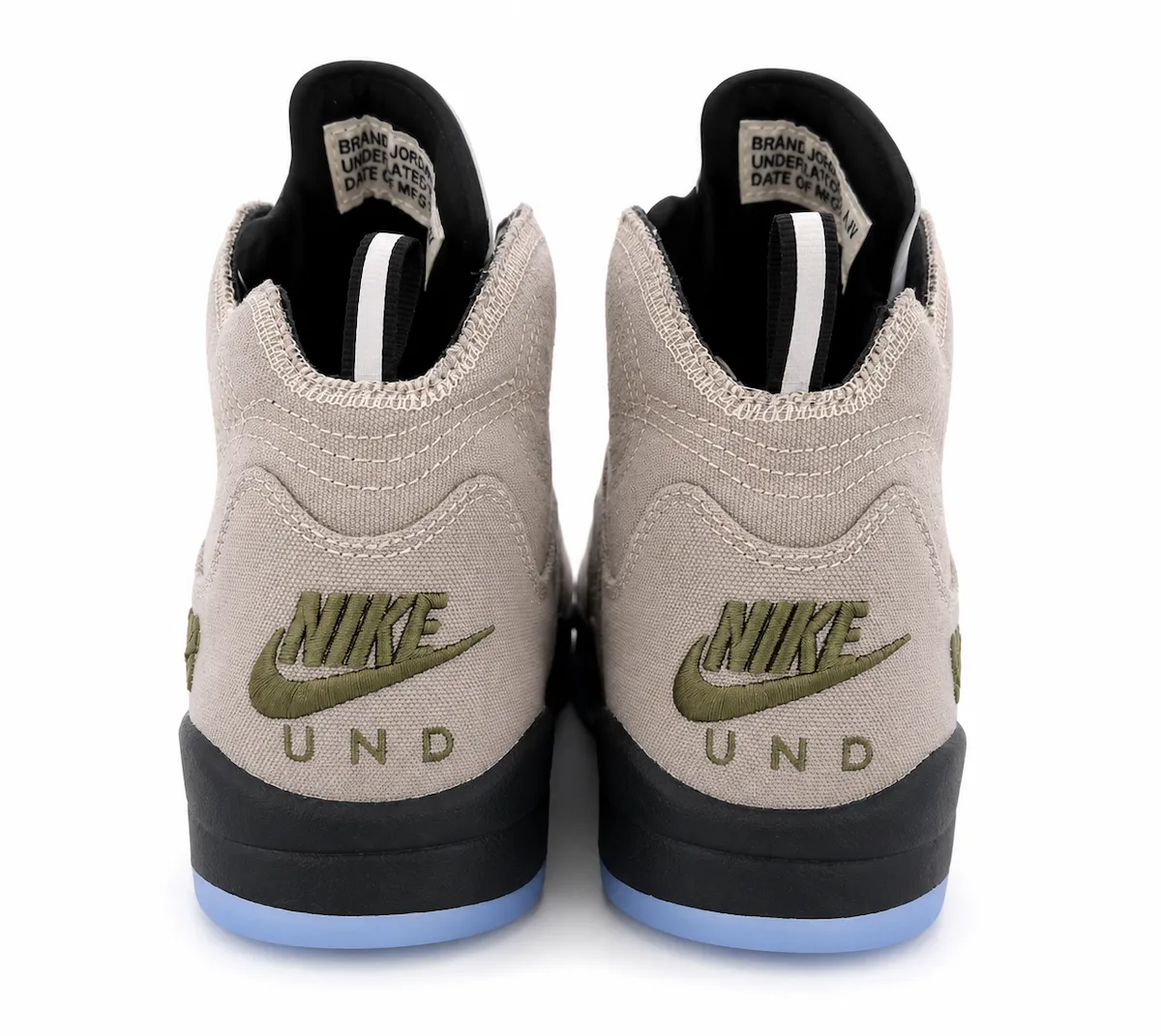 Undefeated Air Jordan 5 Moon Fossil JF3394-001 2