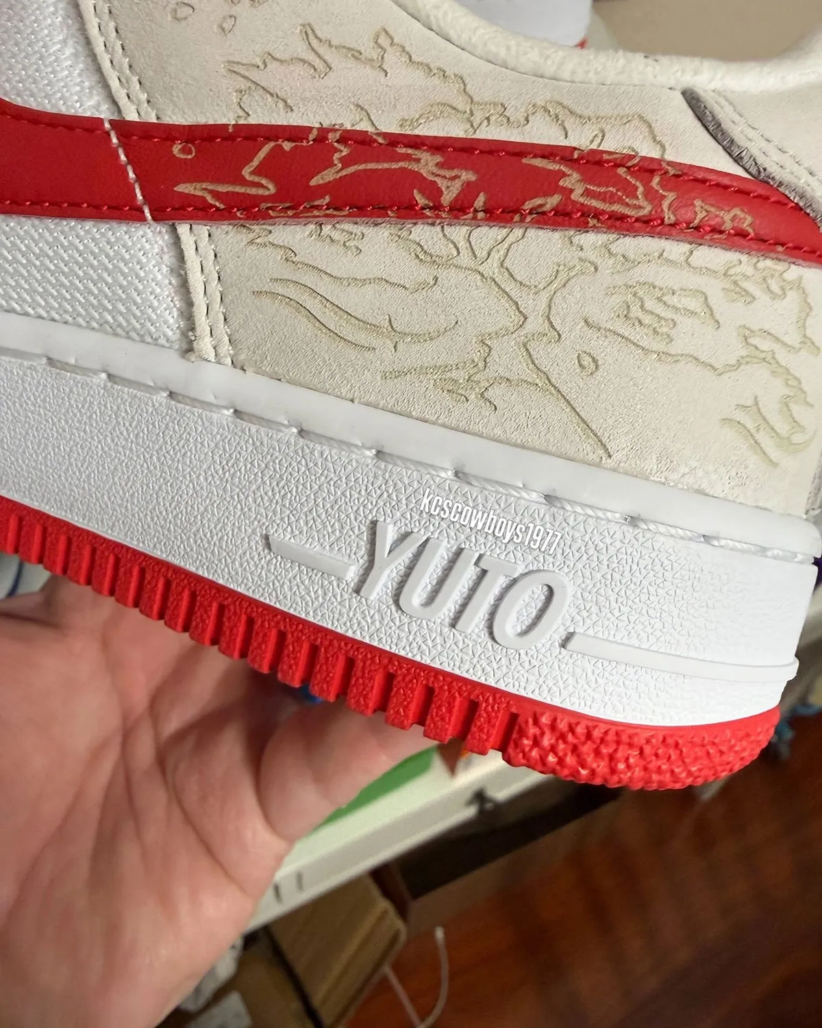 Yuto Horigome Nike SB Air Force 1 Laser White Red IU3766-100 11