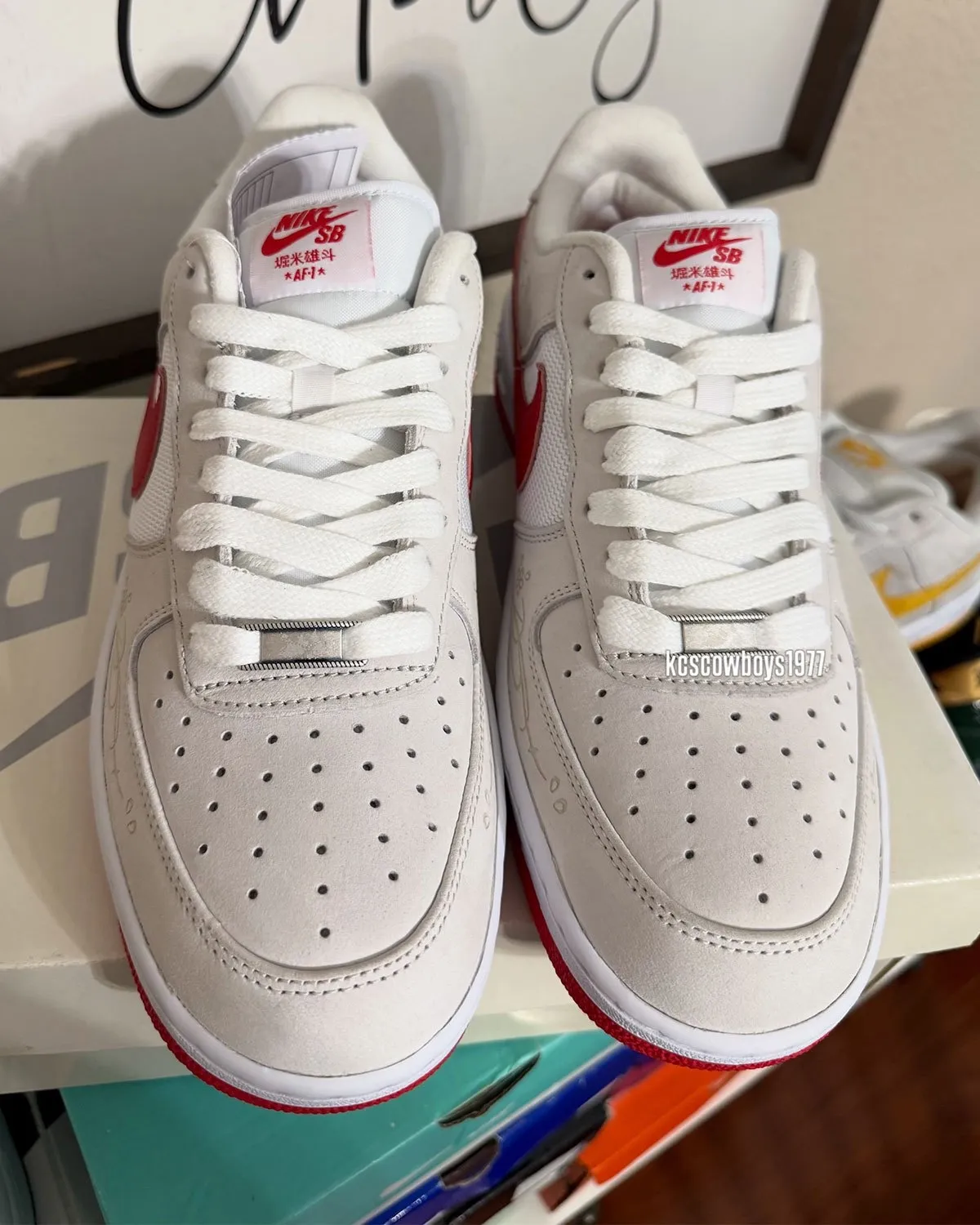 Yuto Horigome Nike SB Air Force 1 Laser White Red IU3766-100 12